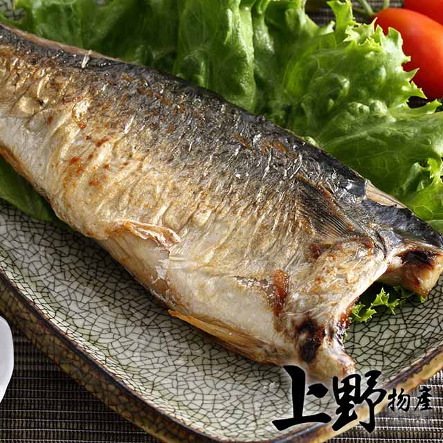 【上野物產】台灣宜蘭產地直送 薄鹽鯖魚 (160g±10%/片 ) x30片