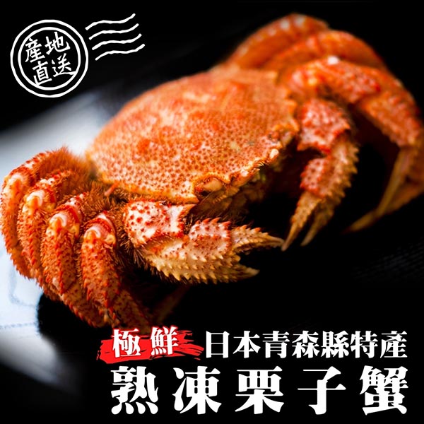 【買1送1】日本熟凍栗子母蟹(共2隻_100~130g/隻)