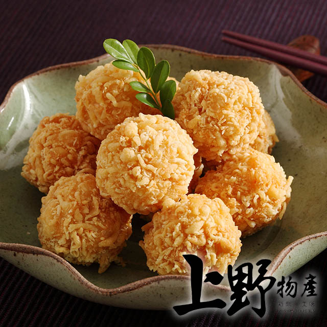 【上野物產】黃金熔岩鮮蝦球 (250g土10%/包)x1包