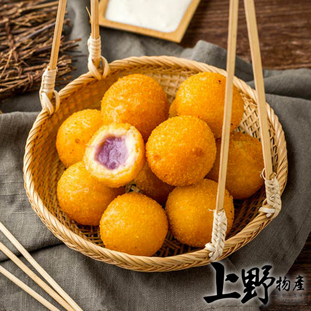 【上野物產】日本人最愛小吃第一名 夜市地瓜球 (300g/包) x5包