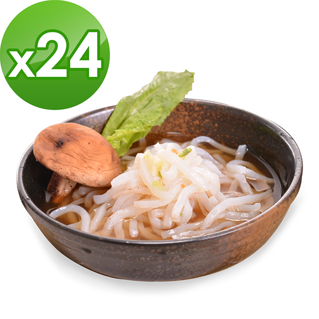 樂活e棧 低卡蒟蒻麵 原味烏龍+濃湯(共24份)