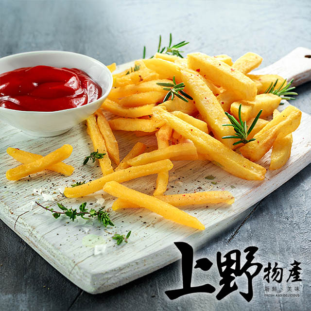 【上野物產】美式金黃酥脆薯條 (500g±10%/包) x5