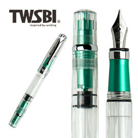 台灣 TWSBI 三文堂《鑽石 580AL 系列鋼筆》陽極翡翠綠