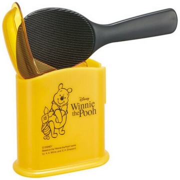 迪士尼 小熊維尼 塑膠飯匙收納盒組《黃黑.站姿》挖匙.平匙.餐具盒
