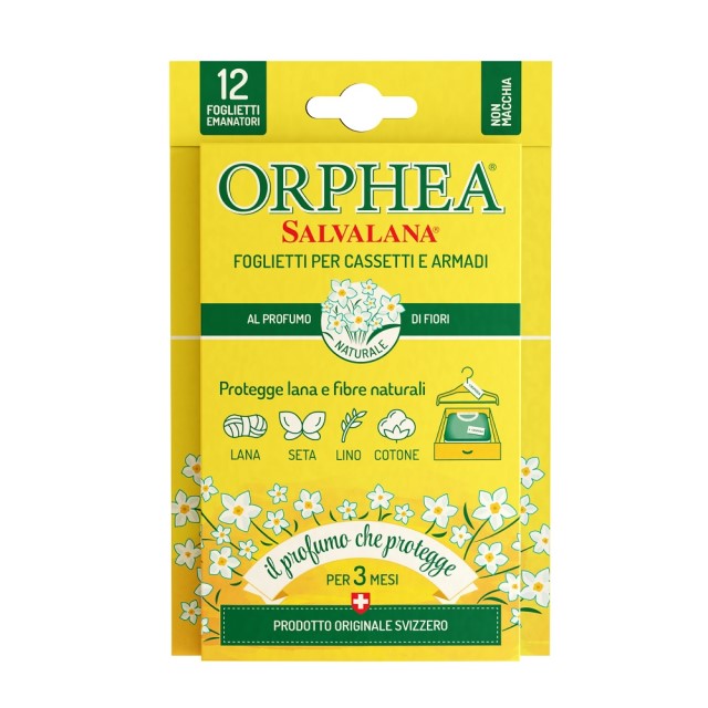 ORPHEA 歐菲雅衣物保護片-經典花香(12片) 24盒裝 整箱購買