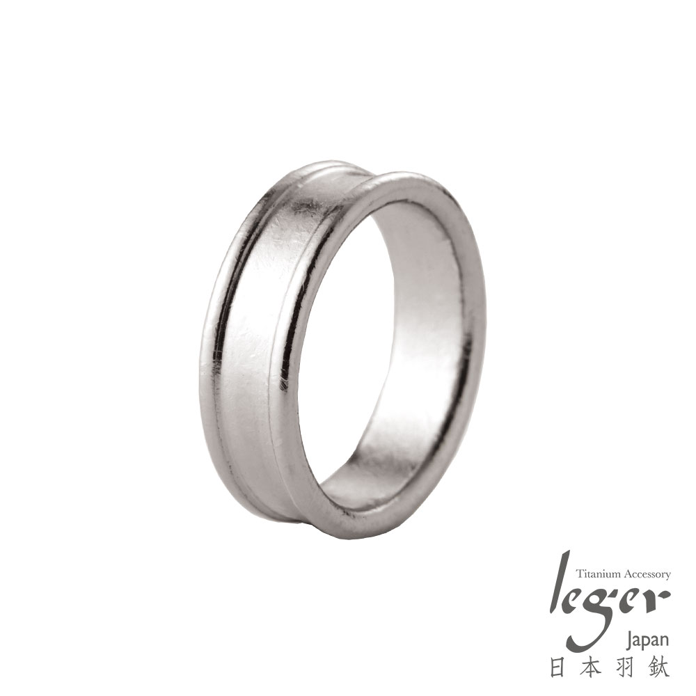 『日本Leger羽鈦』《結晶》純鈦戒指