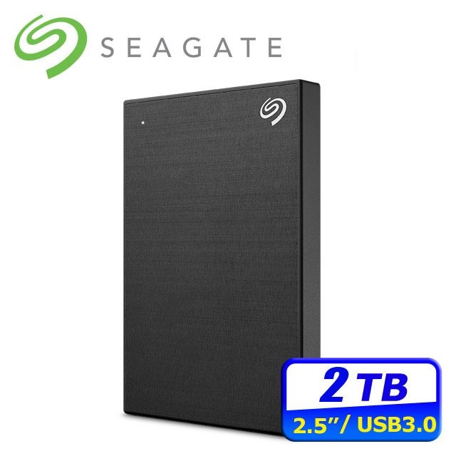Seagate One Touch 2TB 2.5吋行動硬碟-極夜黑(STKY2000400)