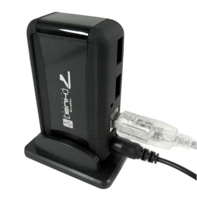 7Ports USB2.0 HUB◆含底座/充電器◆