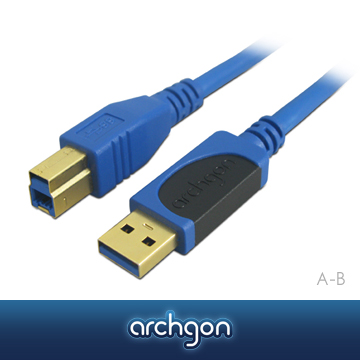 archgon – USB 3.0 A–B 2M 超速傳輸USB傳輸線【亞齊慷】