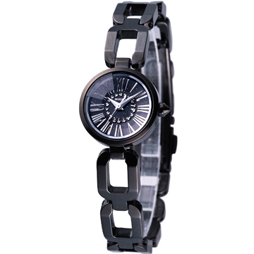 ALBA WIRED-F 星光璀璨時尚腕錶（全黑）