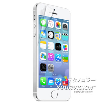 iPhone 5s 5c 晶磨抗刮高光澤(亮面)螢幕保護貼 螢幕貼(二入)