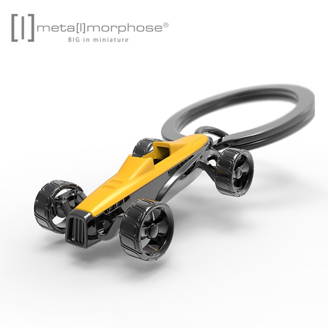 Metalmorphose 比利時 MTM - 黃色四驅車鑰匙圈