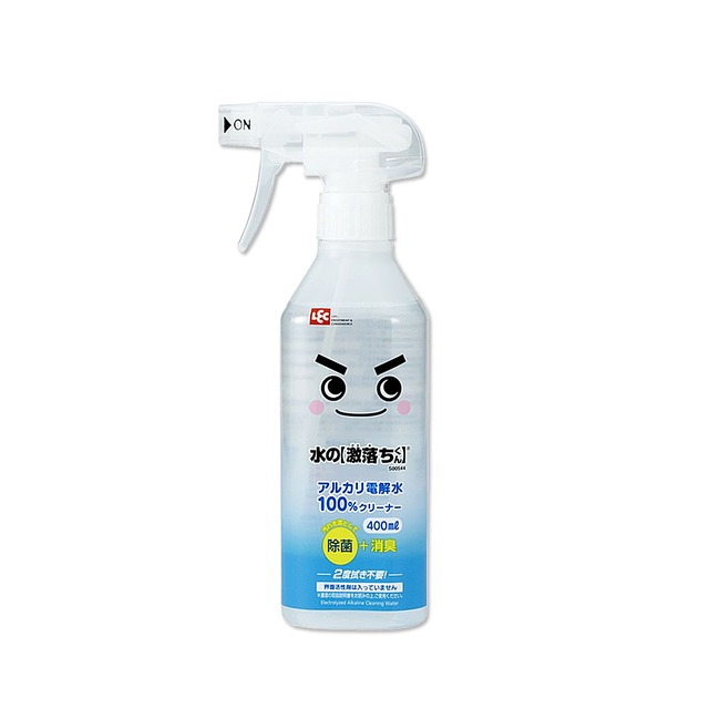 日本 LEC激落君-萬用去污快速消臭高洗淨力100%鹼性電解水噴霧清潔劑400ml/