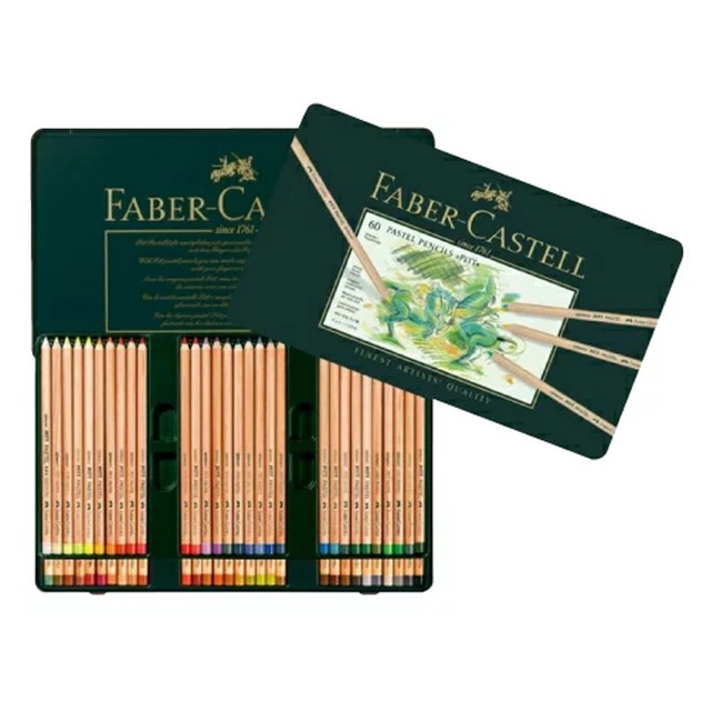 【Faber-Castell】輝柏 PITT粉彩色鉛筆 60色/盒 112160