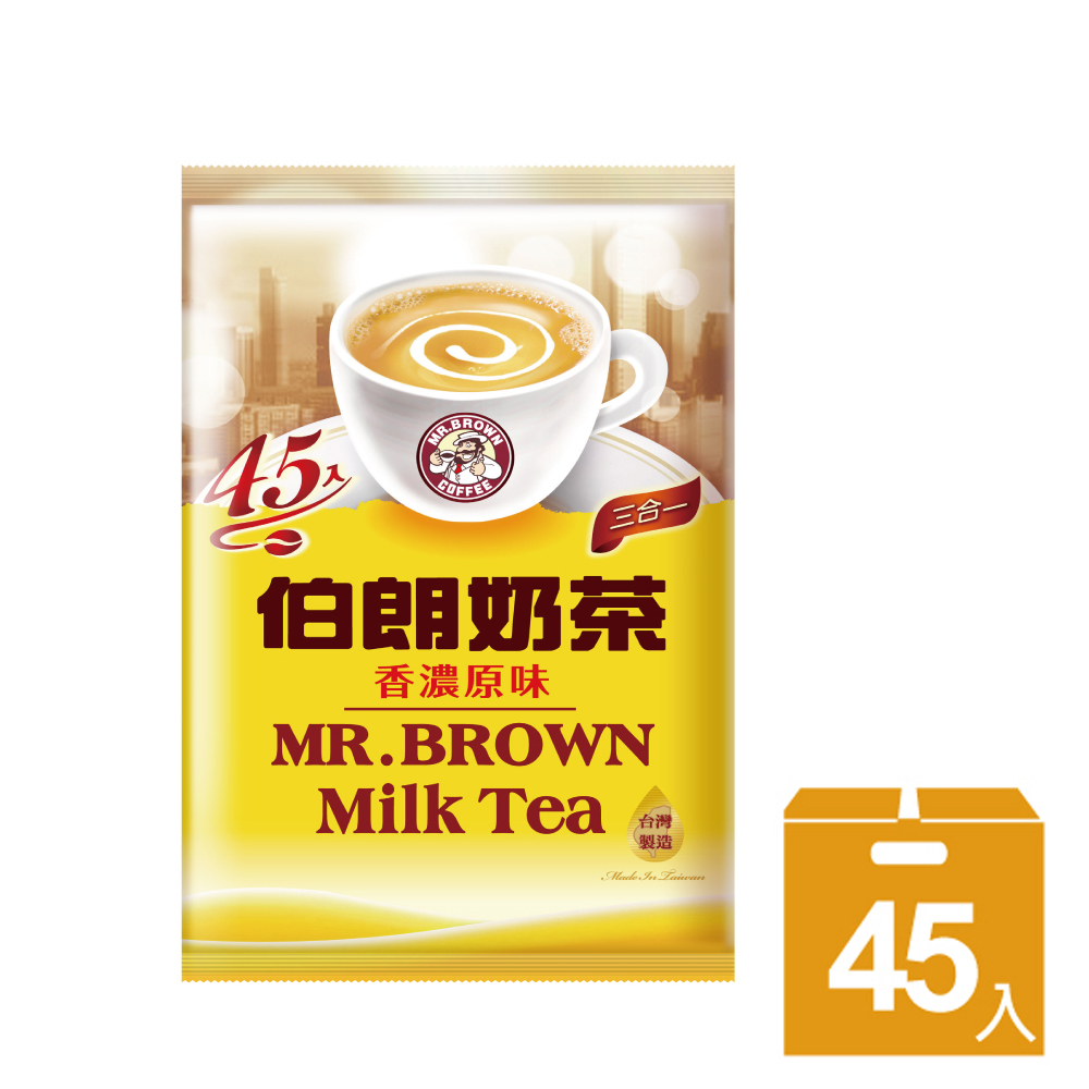 《金車》伯朗三合一奶茶(45包/袋)