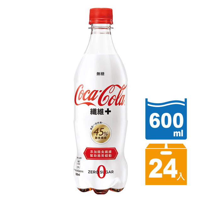 [情報]可口可樂 雪碧 纖維+ 600ml (24入/箱)x2箱 720