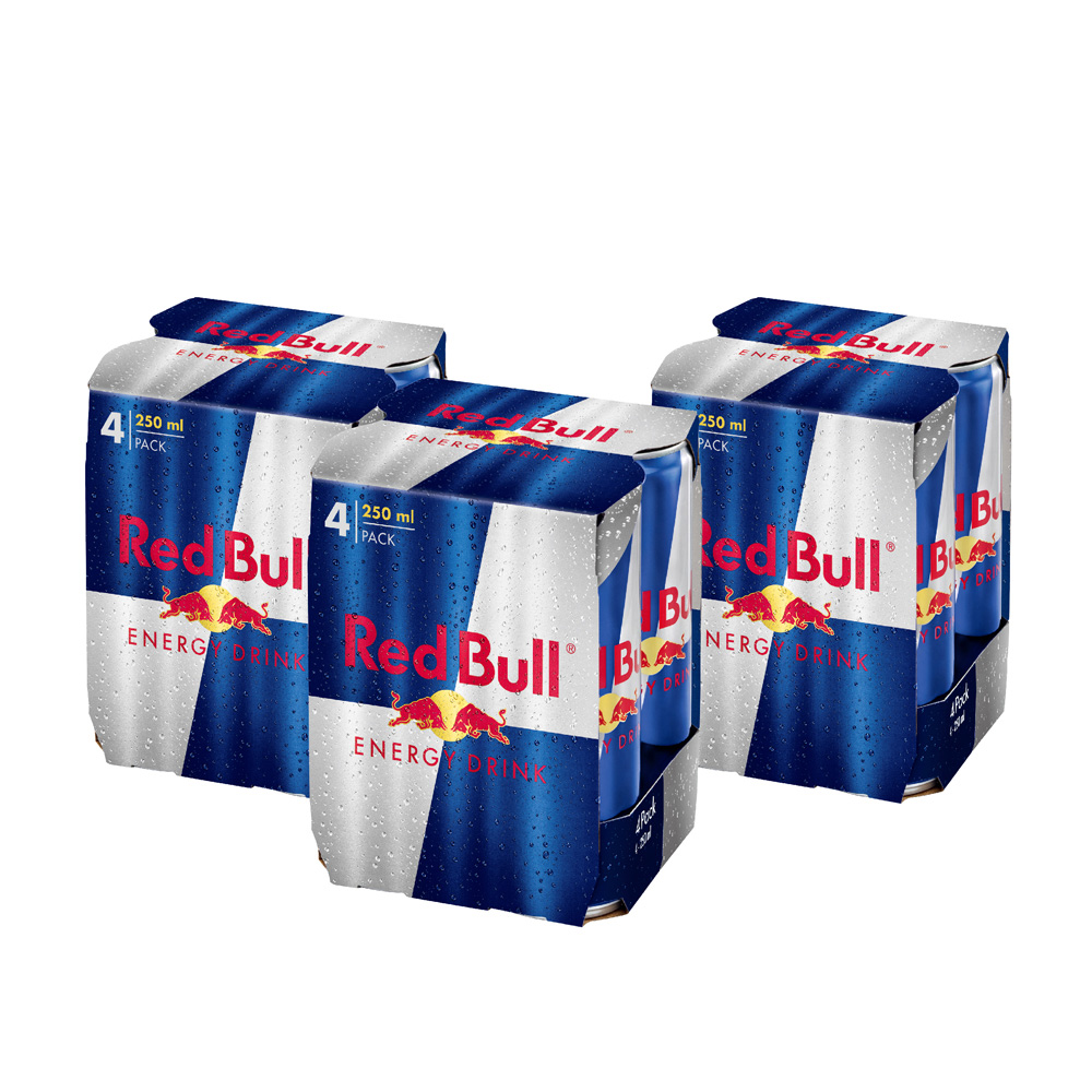 Red Bull 紅牛能量飲料 250ml 4入/組x3組(原味)