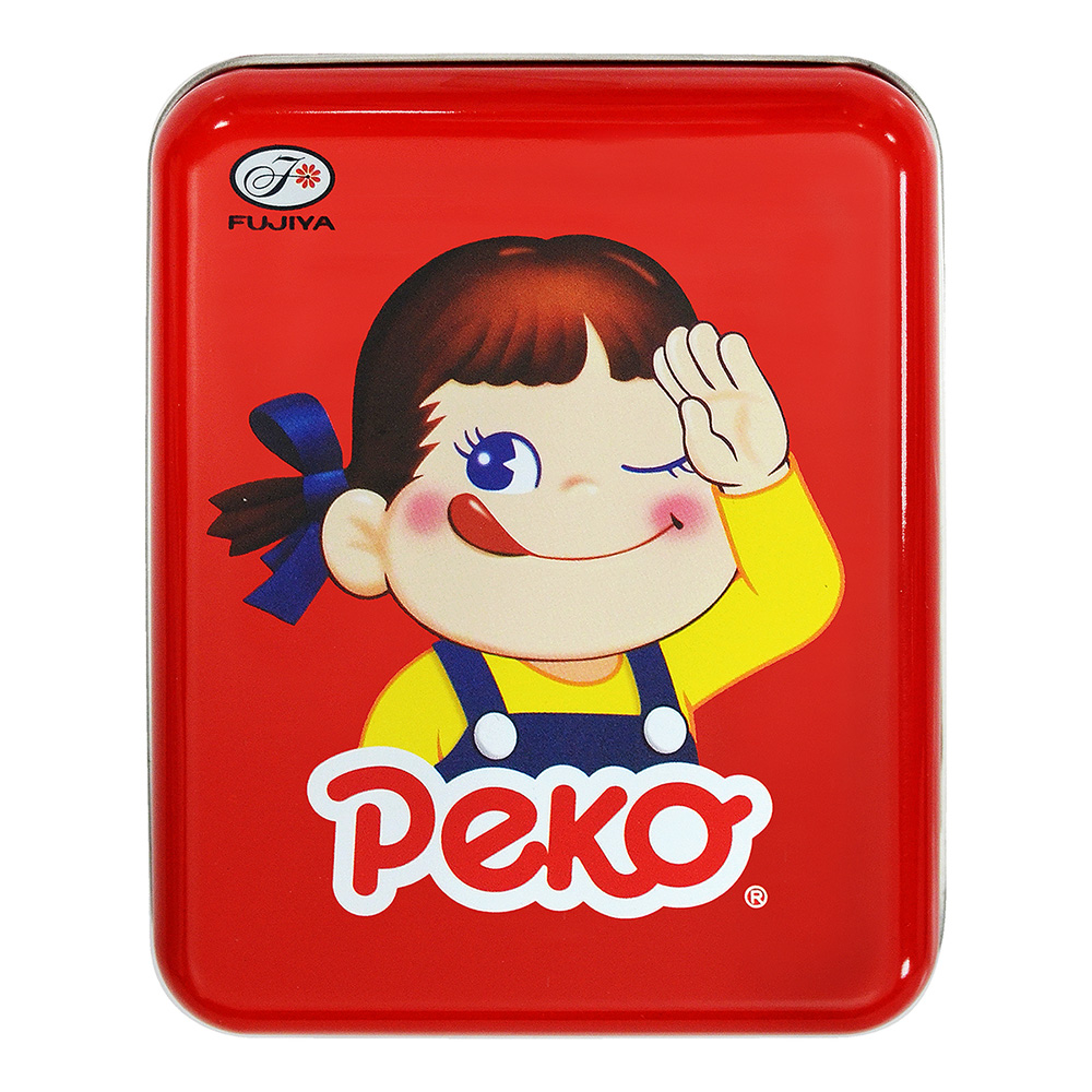 不二家 Peko表情牛奶糖罐-敬禮(40g)