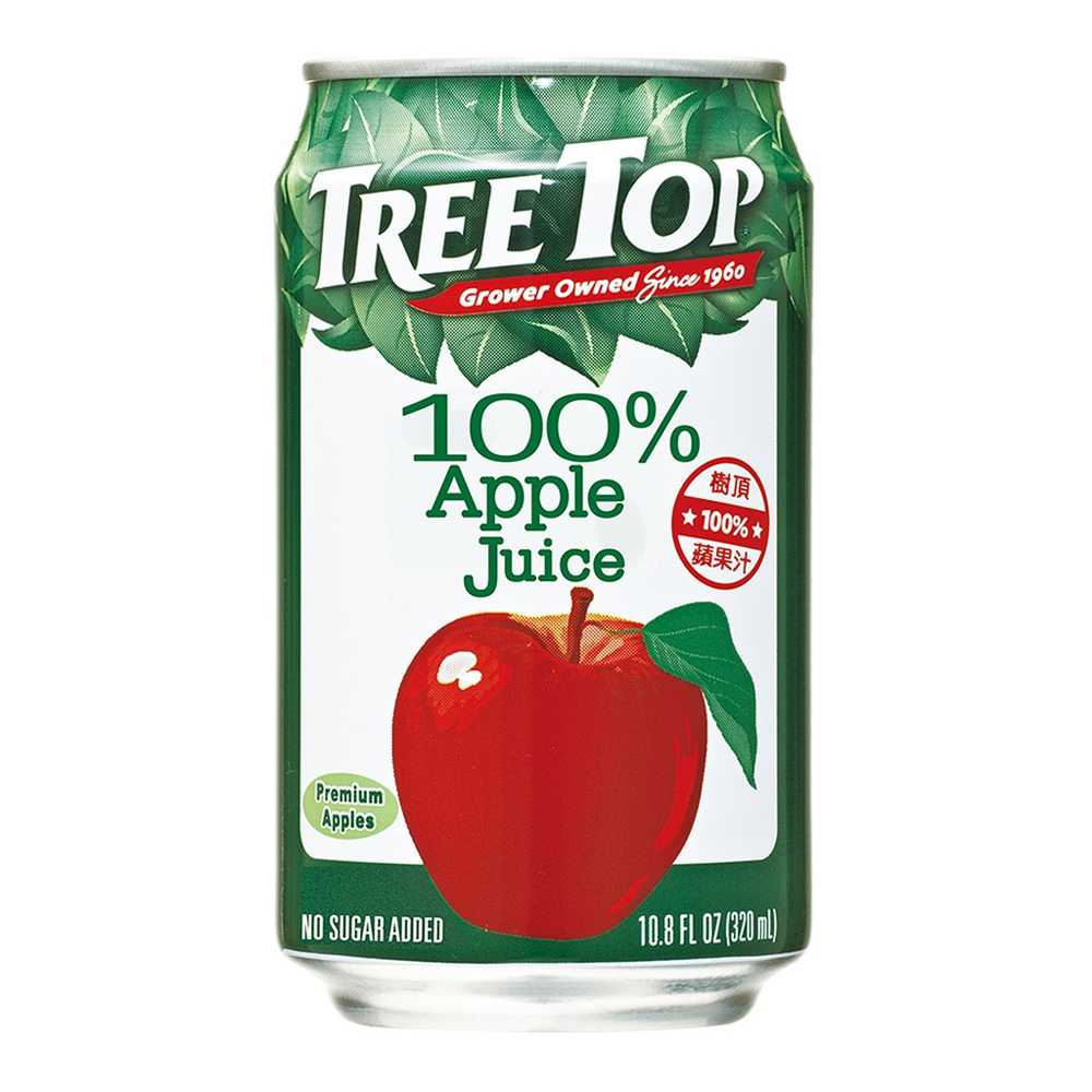 《Treetop》樹頂蘋果汁320ml(6瓶/組)