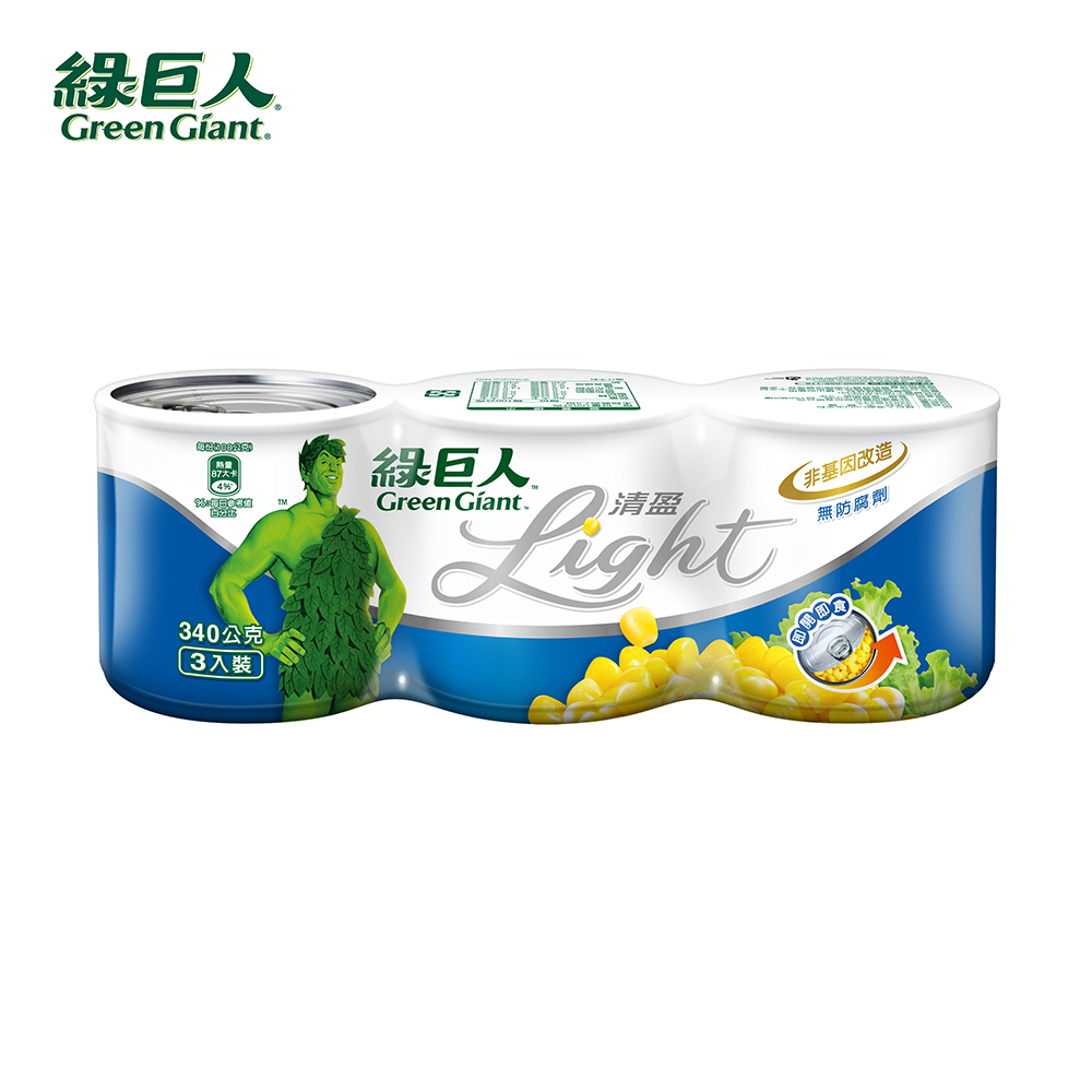 綠巨人 清盈Light玉米粒 (340gX3/組)