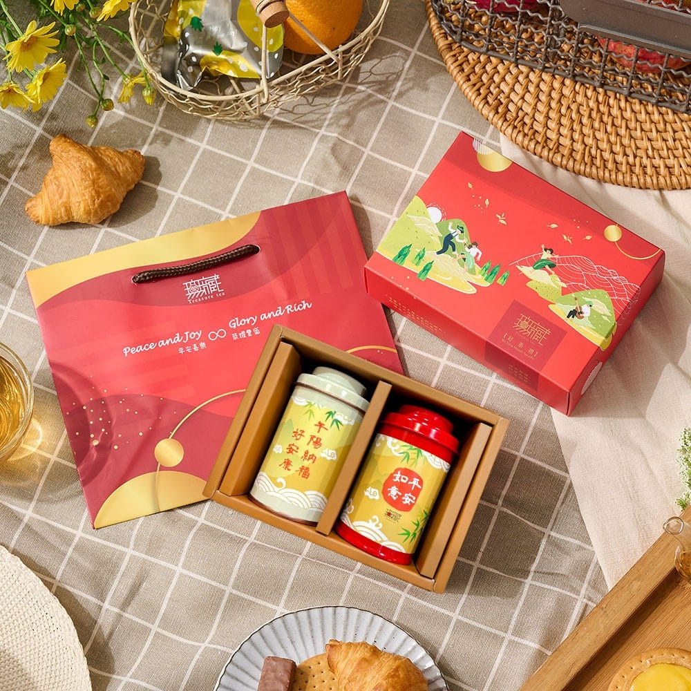 【無藏嚴選】日月潭紅茶茶包5入高罐裝 茶葉禮盒(紅玉紅茶+紅韻紅茶)