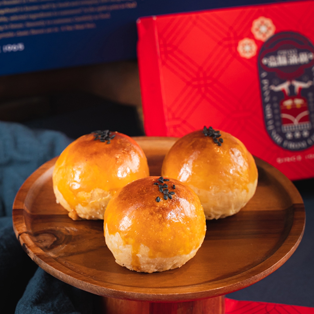 【阿潘肉包店】經典蛋黃酥6入禮盒(420g/盒) 中秋