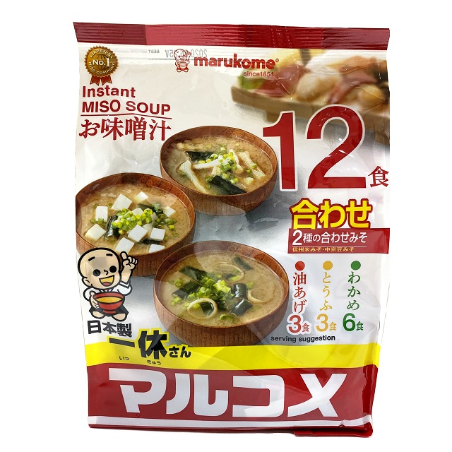 MARUKOME一休綜合12入味噌湯216g