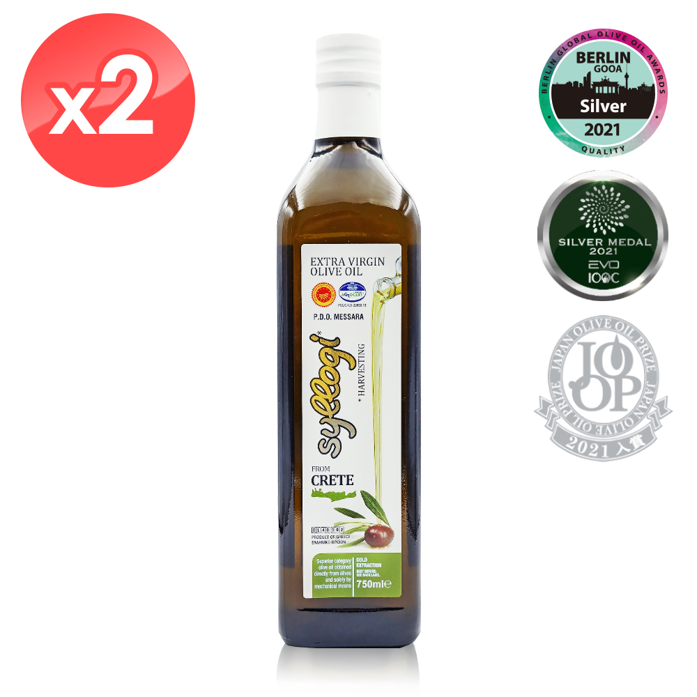 【Syllogi】 斯洛奇特級初榨橄欖油2瓶(750ml*2瓶)