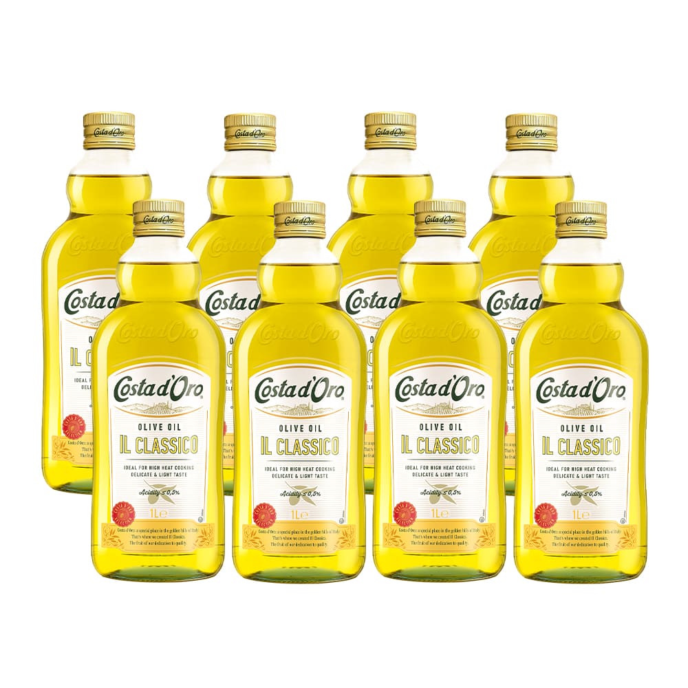 【Costa dOro 高士達】義大利原裝進口橄欖油(1000ml*8入)