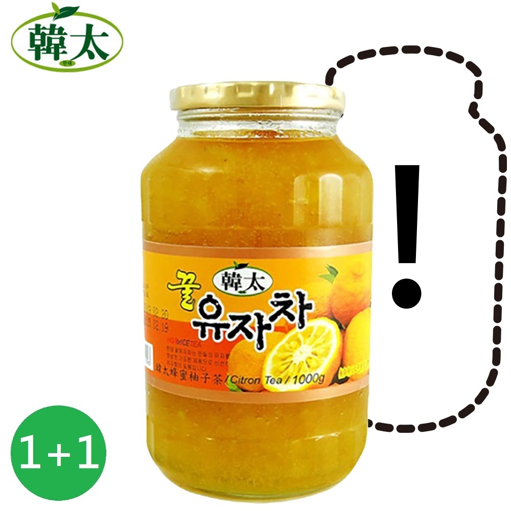 【韓太】蜂蜜風味柚子茶(1KG/韓國進口)