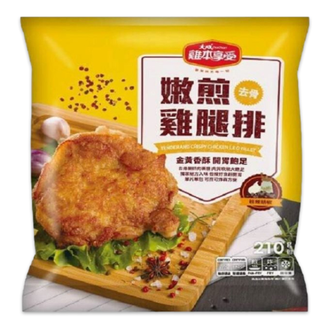 黃金脆皮雞腿排 210g