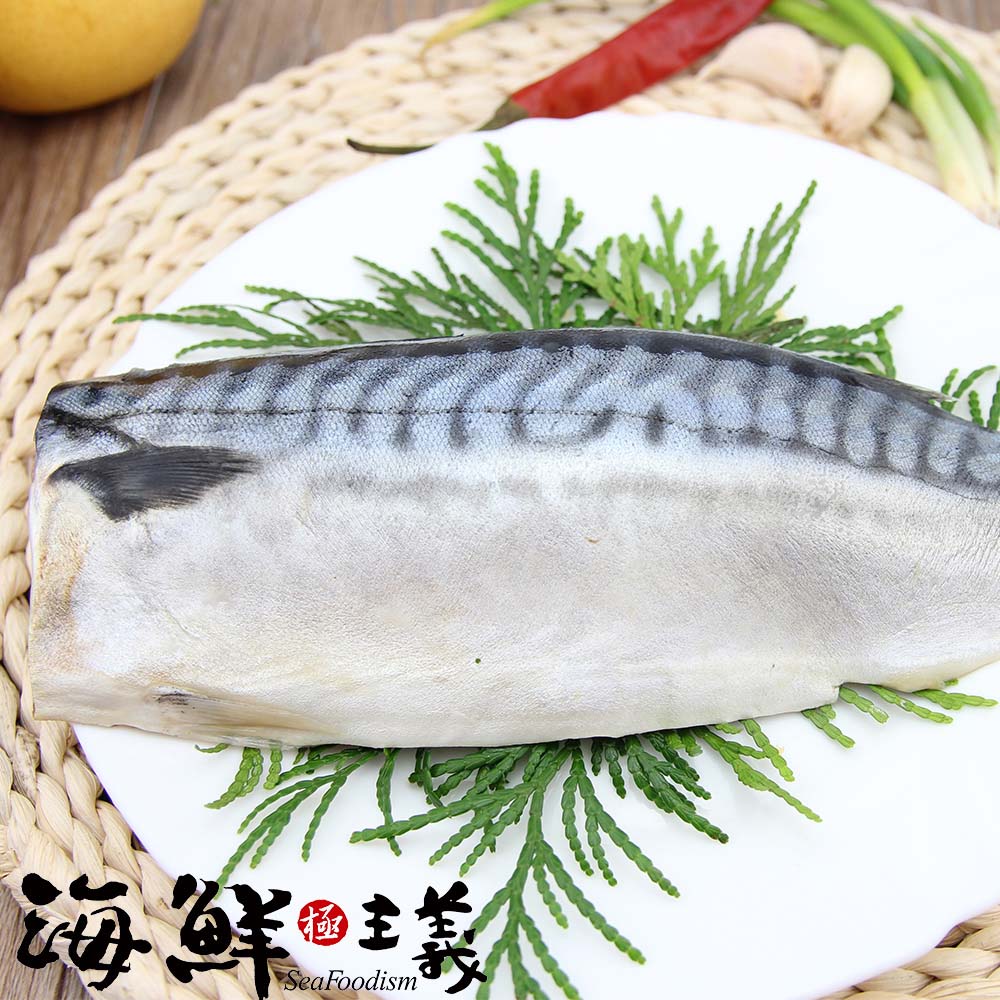 挪威油脂豐沛薄鹽鯖魚片22片組(每片120g/包)