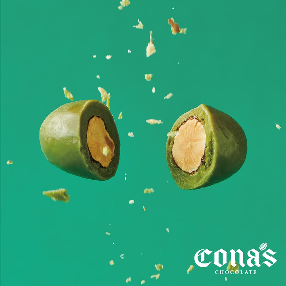 Cona’s百香果文山包種茶杏仁巧克力(80g/盒)
