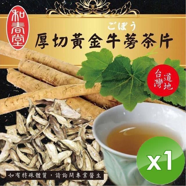 麗紳和春堂 厚切黃金牛蒡茶片 100g 包 1包組 Pchome 24h購物