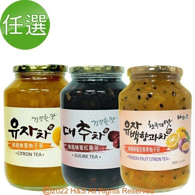 韓國蜂蜜柚子茶任選(1kg)2入