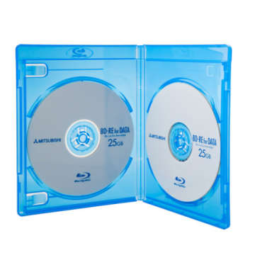 DigiStone 藍光DVD Logo燙銀 雙片精裝軟盒 (25片)