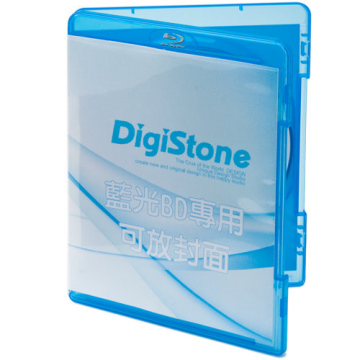 DigiStone 藍光DVD Logo 燙銀單片精裝軟盒 (25片)