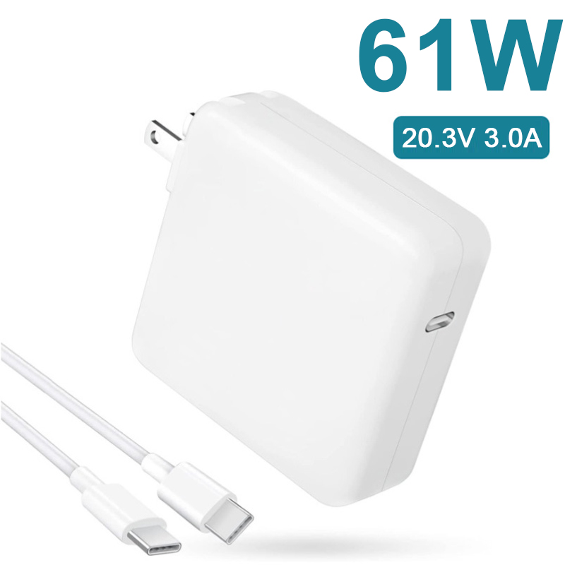 充電器 適用於 蘋果 Apple 電腦/筆電 變壓器 USB TYPE-C【61W】20.3V 3.0A 正方型