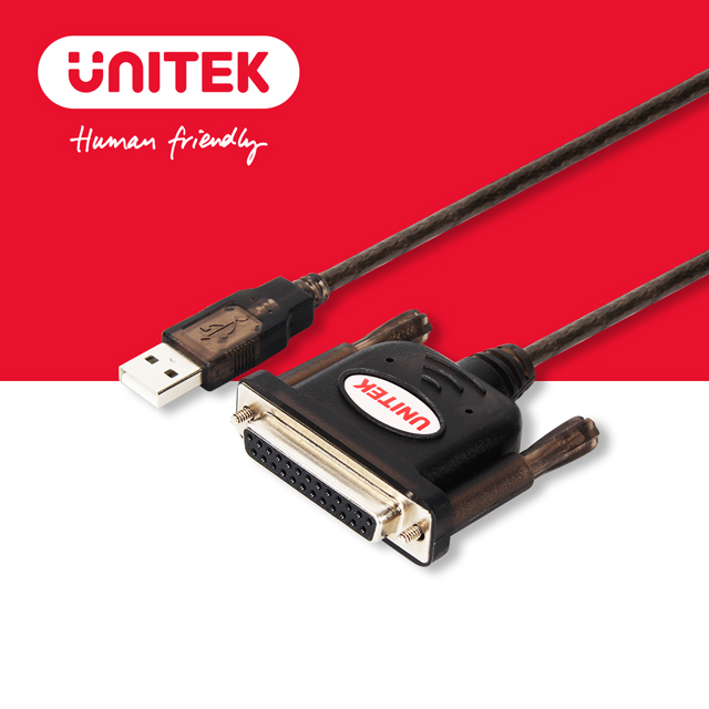 UNITEK 優越者USB轉DB25並口印表機傳輸線