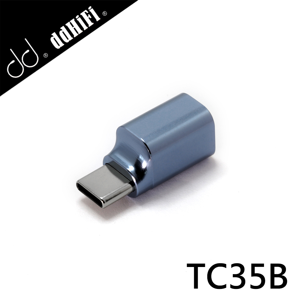 ddHiFi TC35B 3.5mm單端(母)轉Type-C(公)解碼音效轉接頭