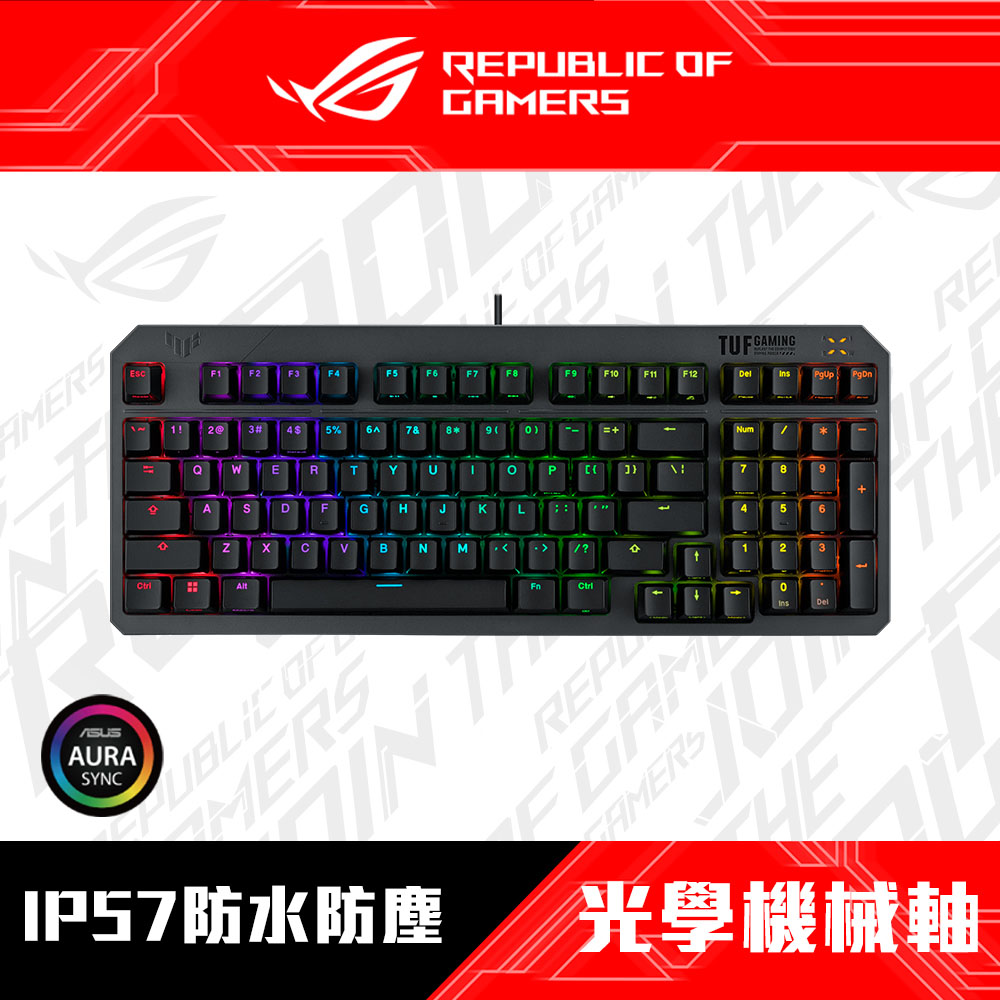 華碩 ASUS TUF GAMING K3 Gen II 機械式電競鍵盤
