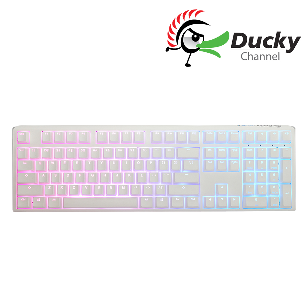 Ducky One3 Pure white100% RGB 白色 PBT二色 機械式鍵盤 中文