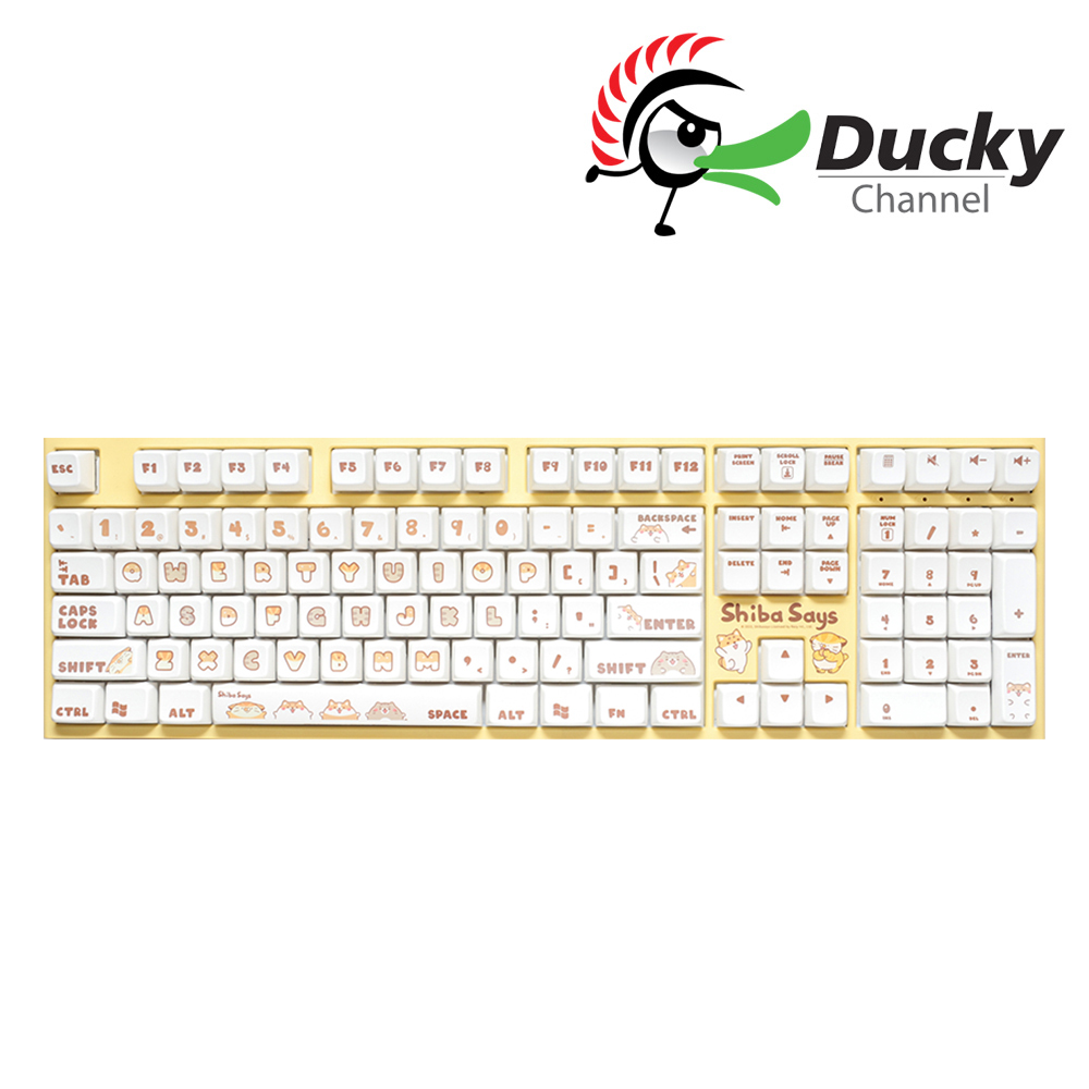 Ducky ONE 2 RGB 1 Shiba Says柴犬 機械式鍵盤 中文