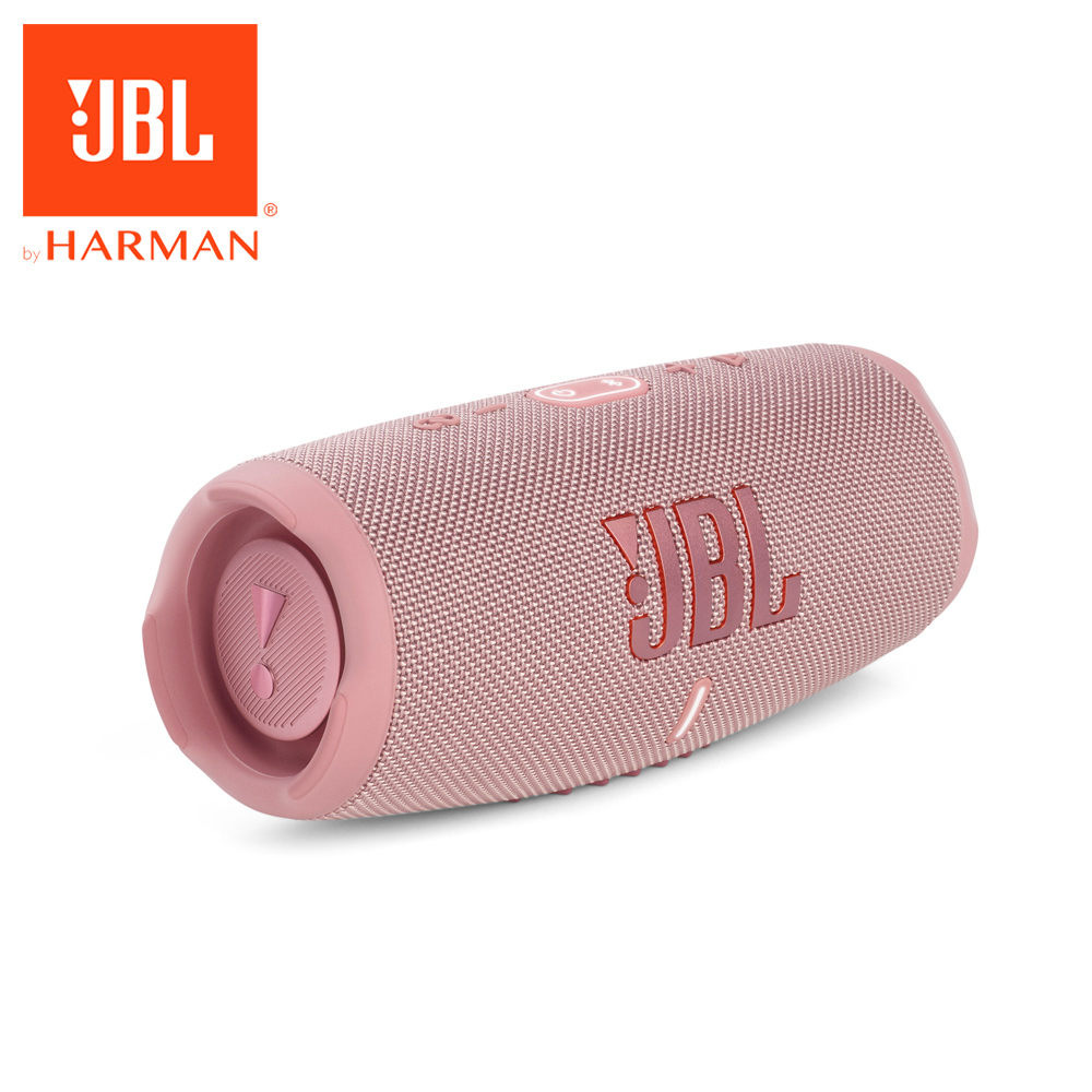 JBL Charge 5 可攜式防水藍牙喇叭(粉紅色)