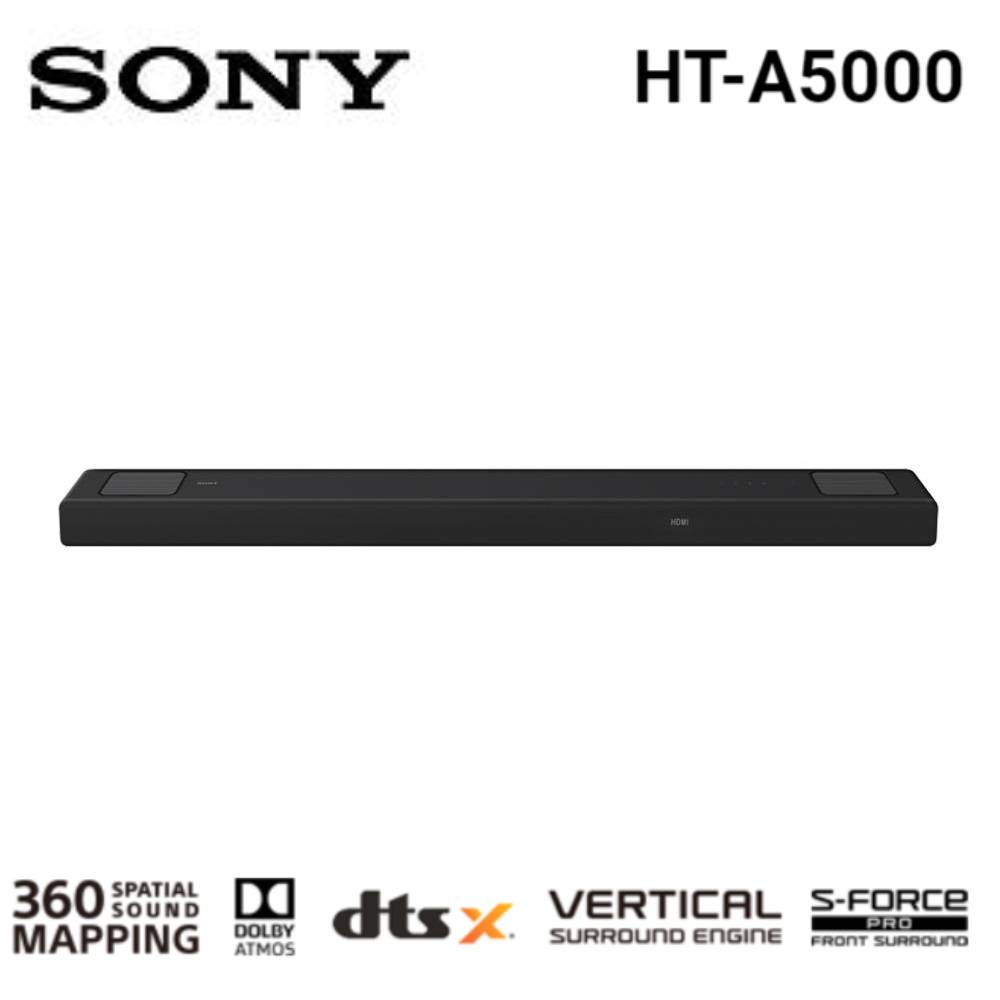 SONY 索尼 HT-A5000 5.1.2.2聲道 單件式環繞家庭劇院