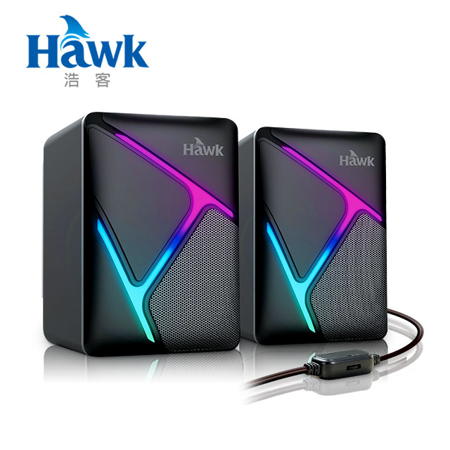 HAWK U205 USB發光喇叭(08-HGU205BK)