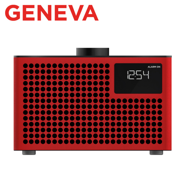 Geneva Acustica/Lounge Radio 鬧鐘收音機藍牙喇叭(紅色)
