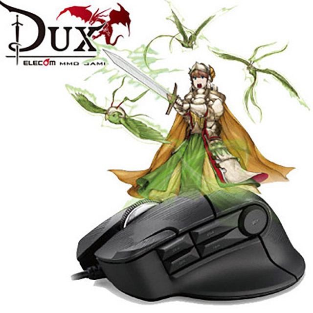 ELECOM DUX遊戲滑鼠-入門款(10按鍵)