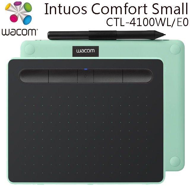 Wacom Intuos Comfort Small 繪圖板 (藍牙版)(綠)