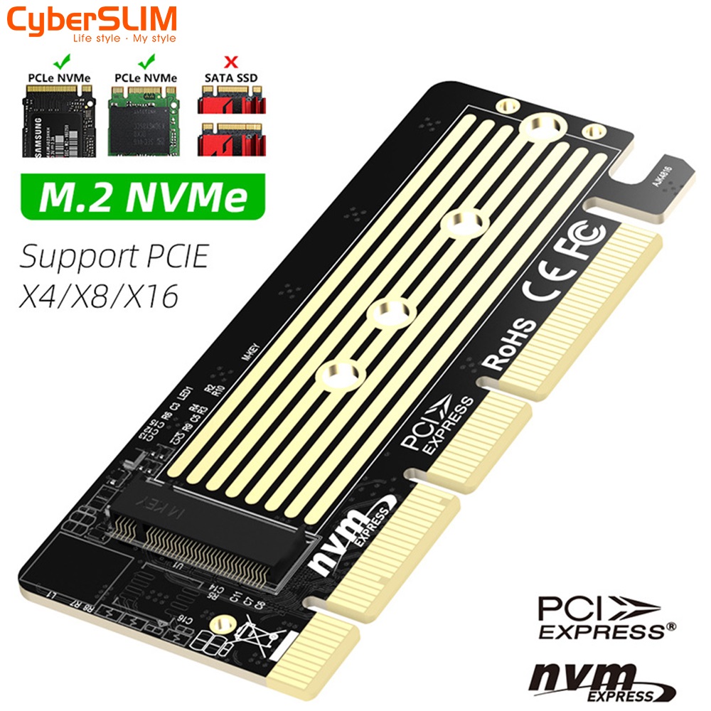 CyberSLIM M.2 NVMe 固態硬碟轉接卡(M2C)